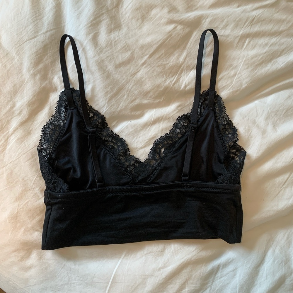 Abercrombie & Fitch Black Lace Bralette